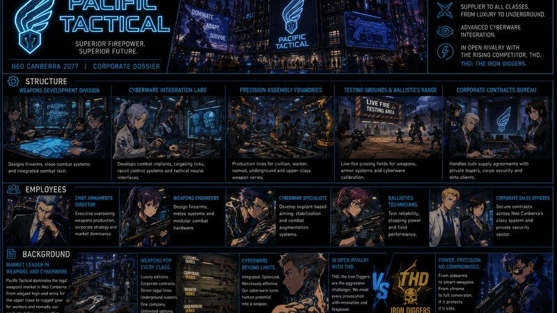 Pacific Tactical corporate dossier