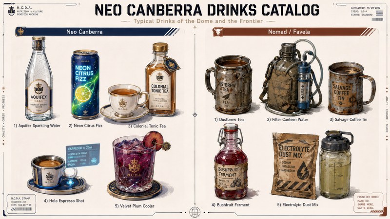 Neo Canberra Drinks Catalog