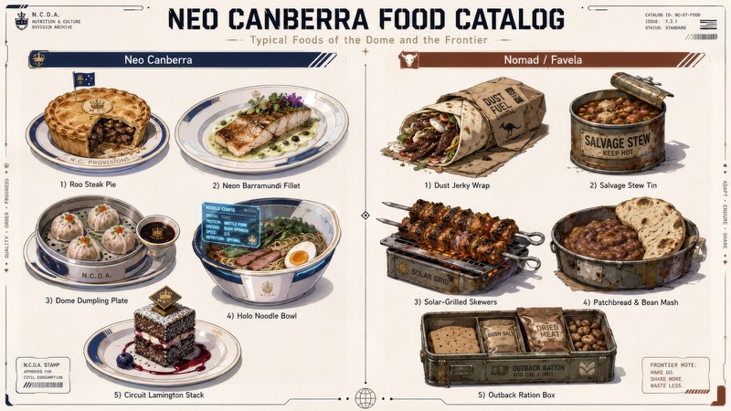 Neo Canberra Food Catalog