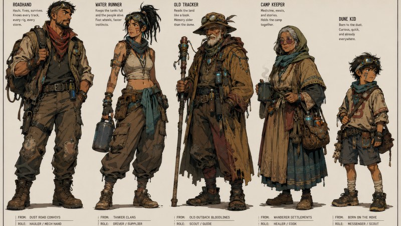 Nomad Civilians: Population Sheet 04
