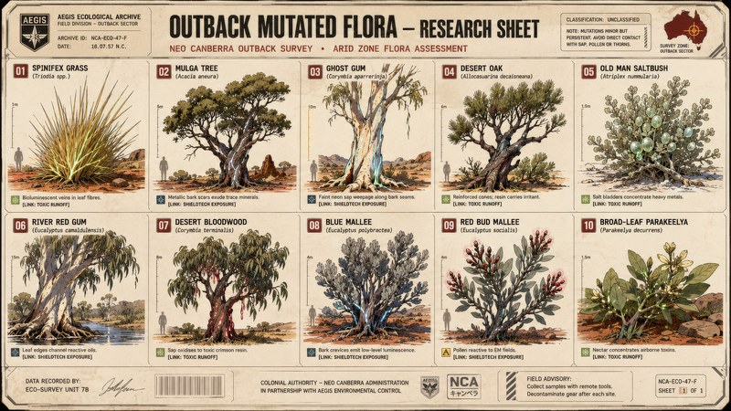Outback Mutated Flora: Research Sheet